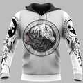 Viking Hoodie Wolf Hoodie Skoll And Hati Sons Of Fenrir