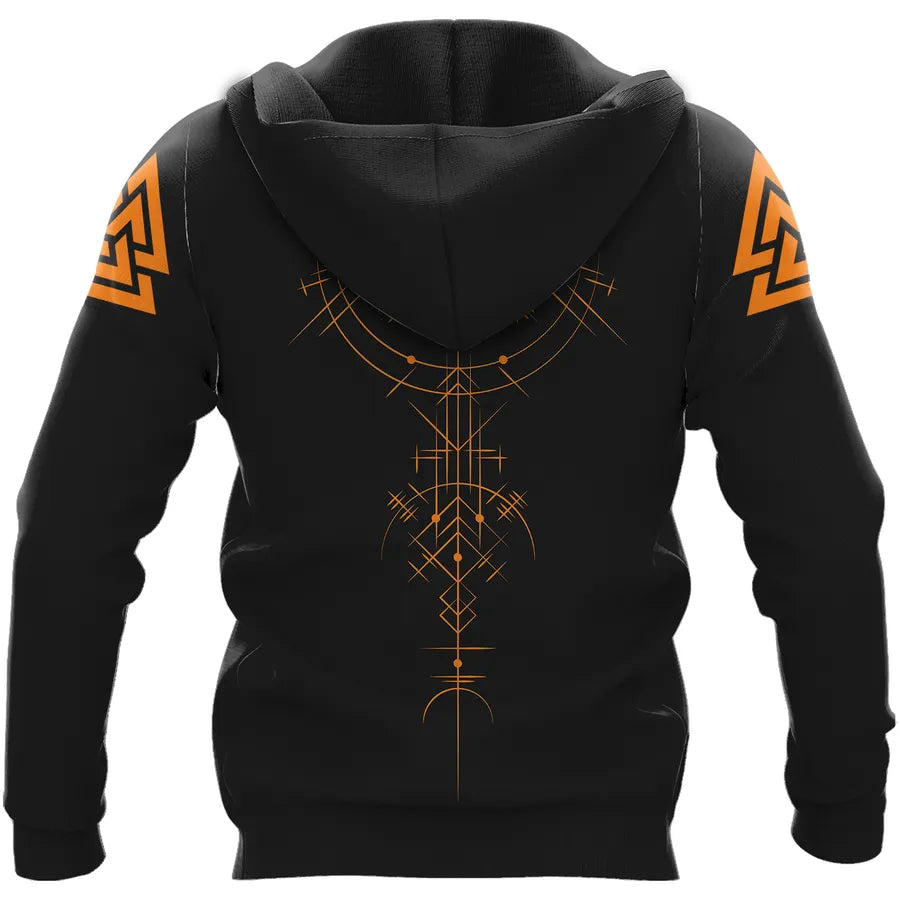 Viking Hoodie – Till Valhalla Hoodie – Raven Viking Spirit