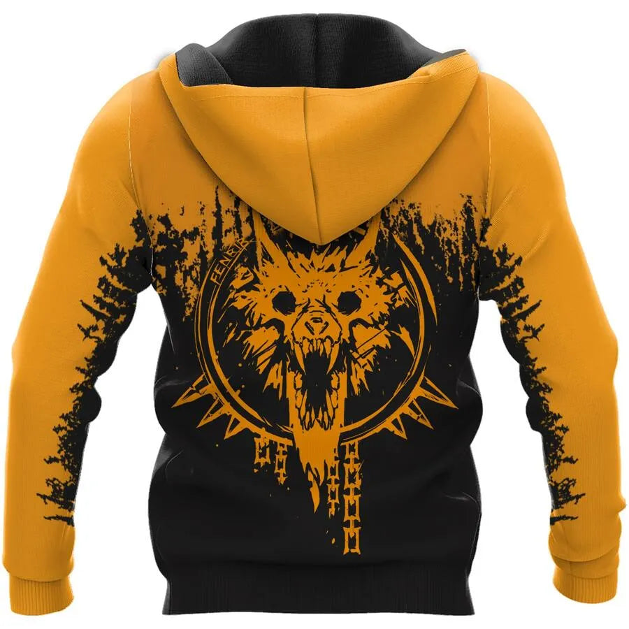 Viking Hoodie – Until Valhalla Hoodie – Viking Skull Art Warrior Spirit