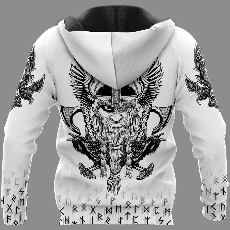 Viking Hoodie – Viking Bear Symbol Strength Design