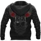 Viking Hoodies – Jormungandr Rune Serpent Power Design