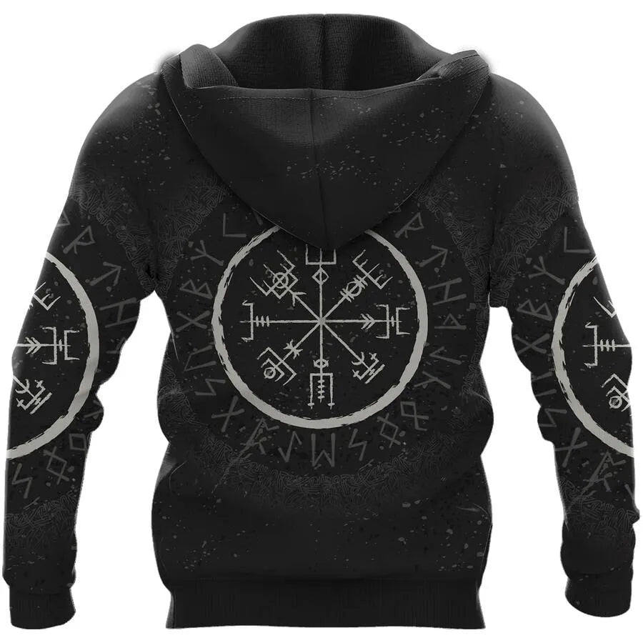 Viking Hoodies – King Ragnar – Valhalla Awaits Legendary Art