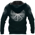 Viking Hoodies – Munin and Hugin – Valknut Symbol Mystic Design