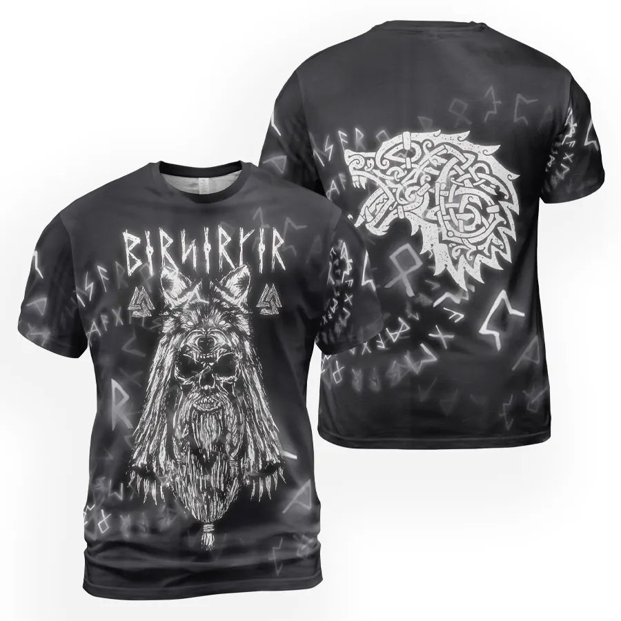 Berserker T-Shirt Berserker Art Rune Fury