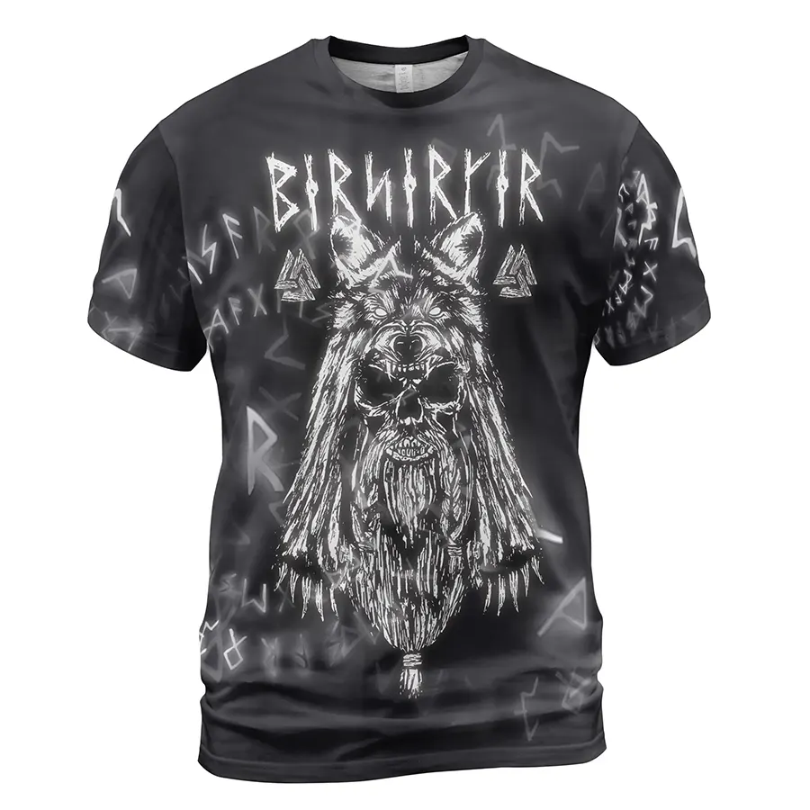 Berserker T-Shirt Berserker Art Rune Fury