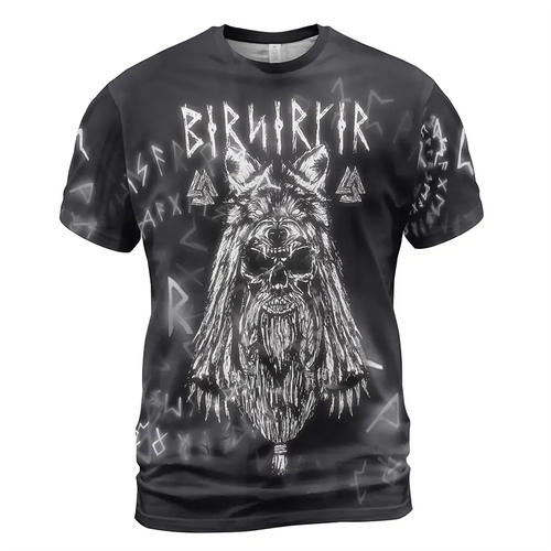 Berserker T-Shirt Berserker Art Rune Fury
