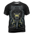 Bold Viking T-Shirt Fenrir Symbol and Odin Power