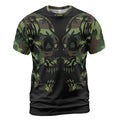 Camo Skull Viking T-Shirt Valknut Symbol Triple-Horn