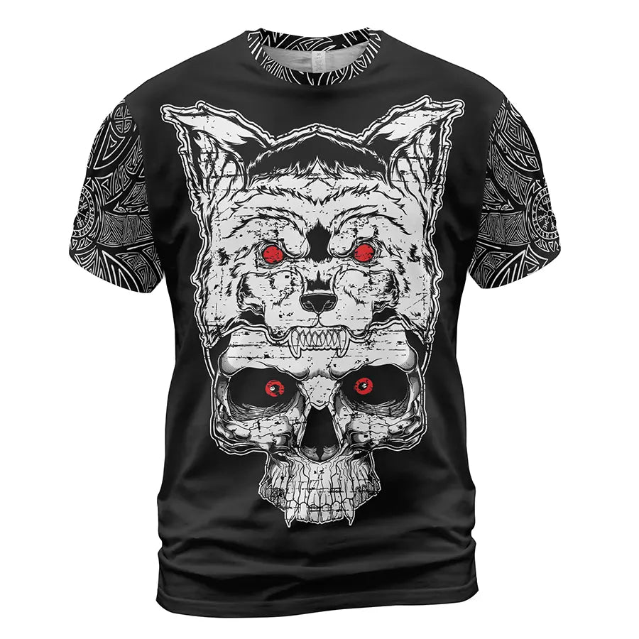 Fierce Viking T-Shirt Berserker Art Fury
