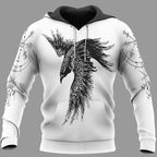 Hoodie Viking – Norse Raven Design Epic Heritage