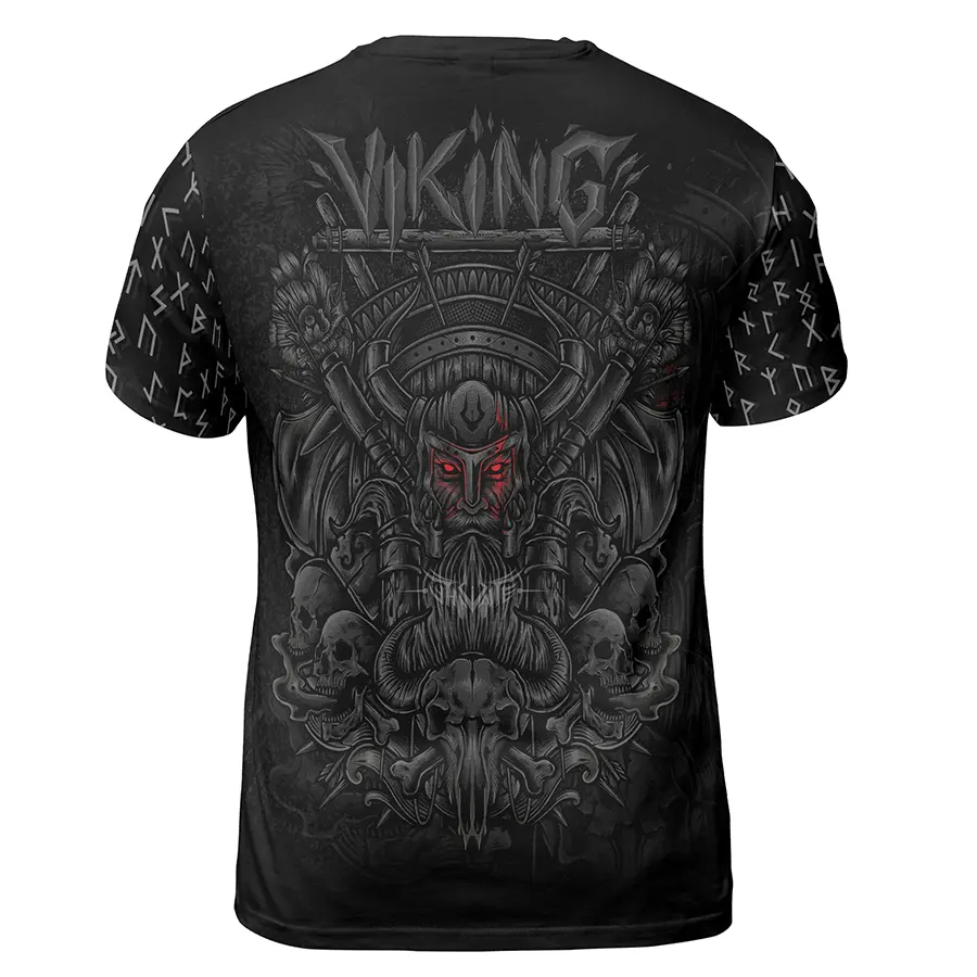 Mens Viking Shirt Jormungandr Rune Norse Power