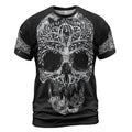 Mythic Viking T-Shirt Skull Celtic Tree of Life