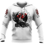 Norse Raven Until Valhalla Hoodie Warrior Spirit