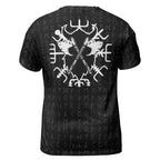 Norse T-Shirts Odin with Rune Ancient Wisdom