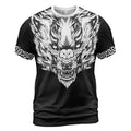Norse T-Shirts Viking Wolf Symbol Wild Legacy