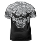 Norse Tee Viking Skull Drawing Camouflage Style