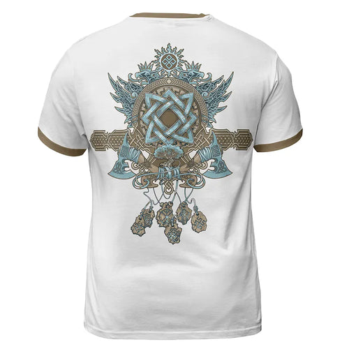 Savage Viking T-Shirt Wolf Rune Instinct