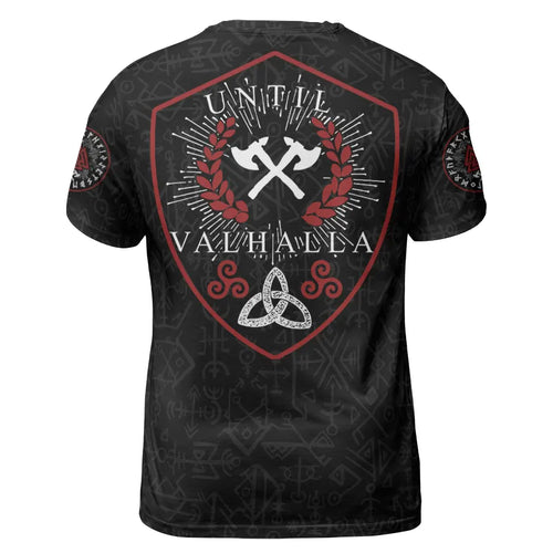 Until Valhalla Shirt Valknut Rune Warrior Legacy