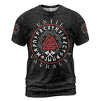 Until Valhalla Shirt Valknut Rune Warrior Legacy