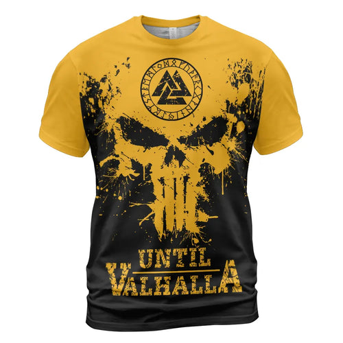 Until Valhalla T-Shirts Valknut Symbol Warrior Legacy