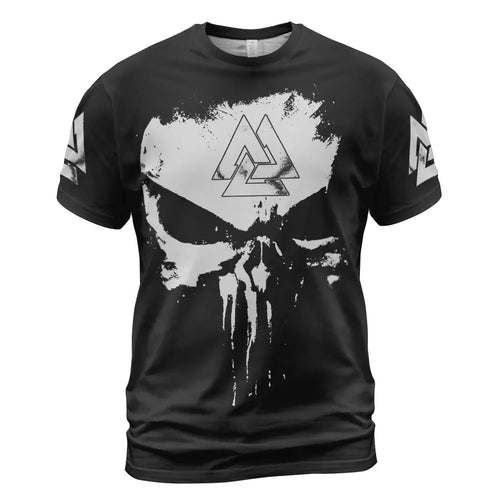 Valknut Skull I’m the One You May Wanna Skip Viking T-Shirt