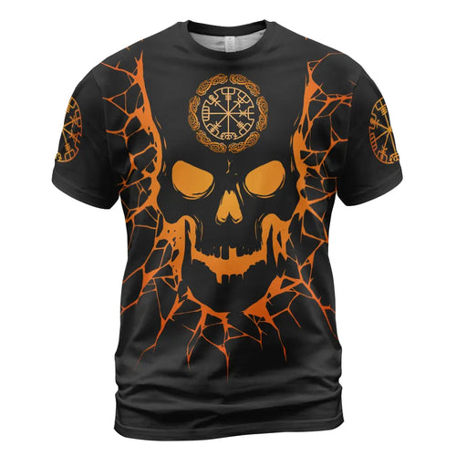 Vegvisir Skull Viking T-Shirt