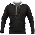 Viking Hoodie Aegishjalmur The Helm Of Awe Norse Power