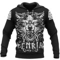 Viking Hoodie – Art Fenrir – Viking Compass Guiding Spirit