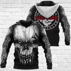 Viking Hoodie Berserker Skull Savage Spirit