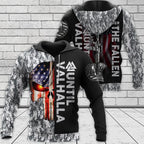 Viking Hoodie – Camo Until Valhalla Hoodie Warrior Spirit