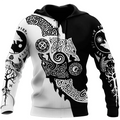 Viking Hoodie Hati and Skoll Viking Celtic Myth