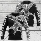 Viking Hoodie Munin and Hugin Raven Messengers
