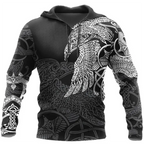 Viking Hoodie Norse Raven Celtic Viking Art Design