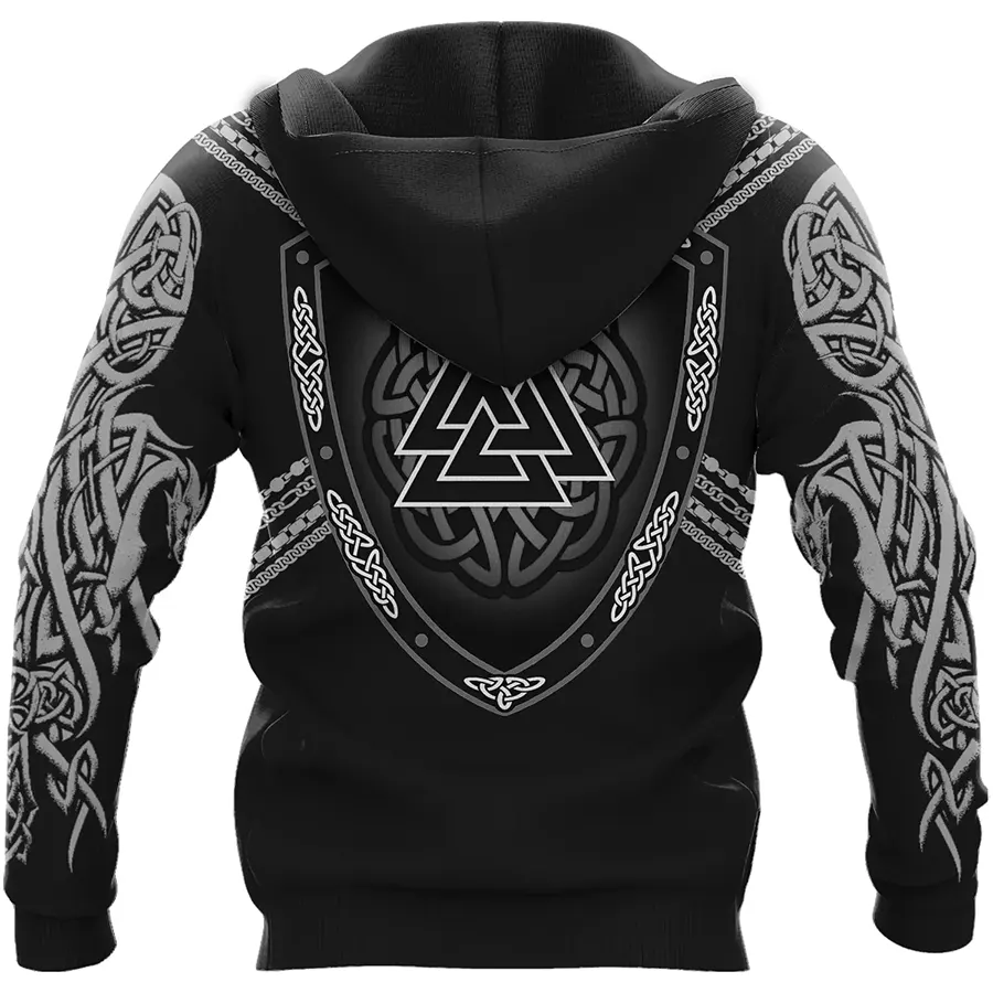 Viking Hoodie The Binding of Fenrir Art Warrior Legend
