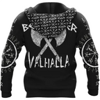 Viking Hoodie Thor Odin Mythos Mjolnir Norse Power