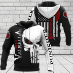 Viking Hoodie Warrior Until Valhalla Heathen Axe Flag