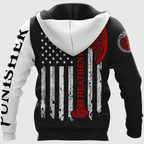 Viking Hoodie Warrior Until Valhalla Heathen Axe Flag