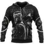 Viking Hoodies – King Ragnar – Valhalla Awaits Legendary Art