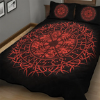 Viking Quilt Bedding Set Aegishjalmur Rune Protection