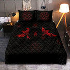 Viking Quilt Bedding Set Norse Raven Legacy
