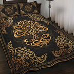 Viking Quilt Bedding Set Norse Yggdrasil Tree