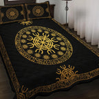 Viking Quilt Bedding Set The Helm of Awe