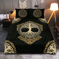 Viking Quilt Bedding Set Tree of Life Celtic Art