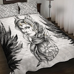 Viking Quilt Bedding Set Valkyrie Wings Legend