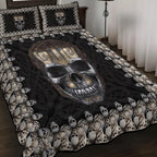 Viking Quilt Bedding Set Viking Skull Art