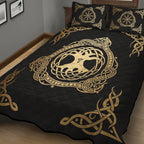 Viking Quilt Bedding Set Yggdrasil Art