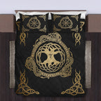 Viking Quilt Bedding Set Yggdrasil Art