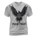 Viking Raven Valknut Proud Pagan T-Shirt