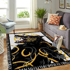 Viking Rug Fenrir Rune Art Norse Fury