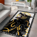 Viking Rug Fenrir Rune Art Norse Fury